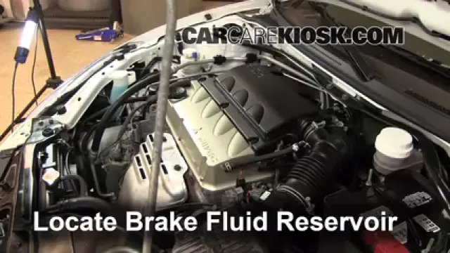 2012 Mitsubishi Eclipse GS Sport 2.4L 4 Cyl. Brake Fluid Add Fluid